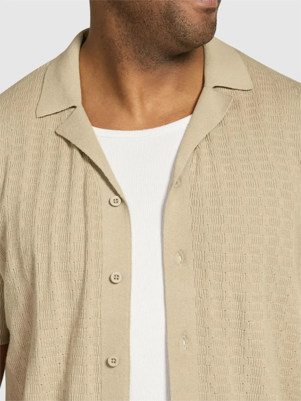 WHEAT IBIZA KNIT SHIRT