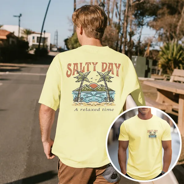 Men'S Casual Short Sleeve Crew Neck T-Shirt