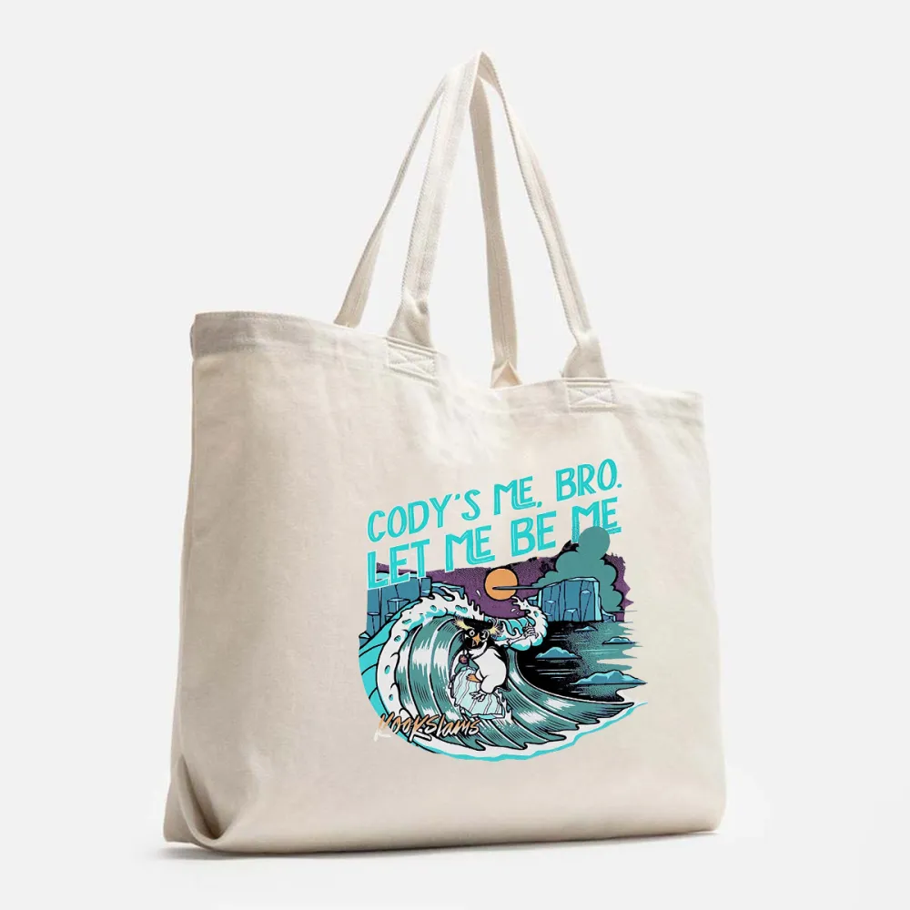 Cody'S Me, Bro. Let Me Be Me Printed Canvas Bag