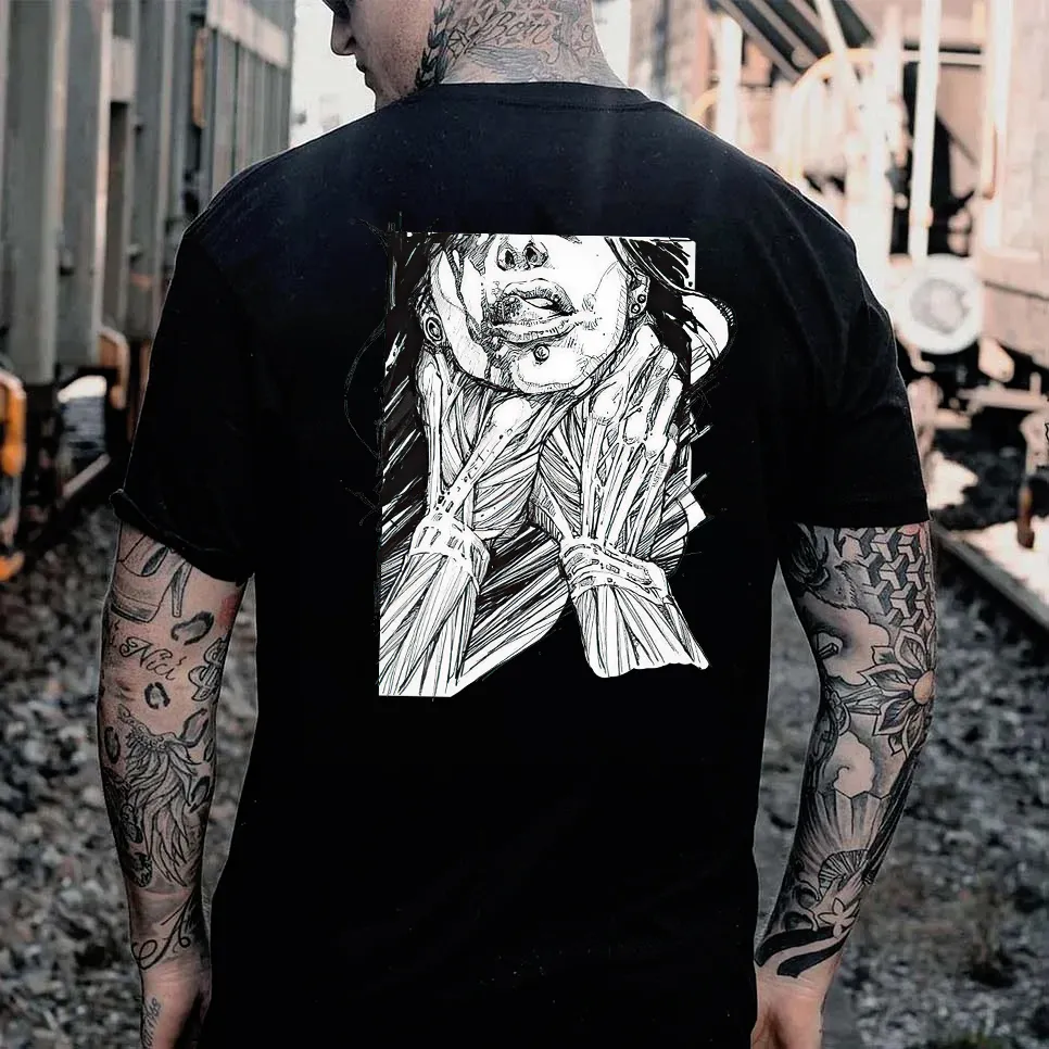 Choke Me Up Printed Men's T-shirt