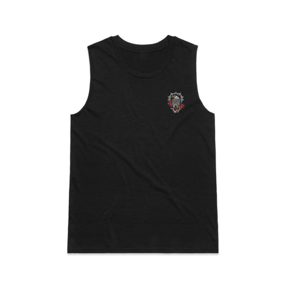 Eagle Floral Print Men's Vest