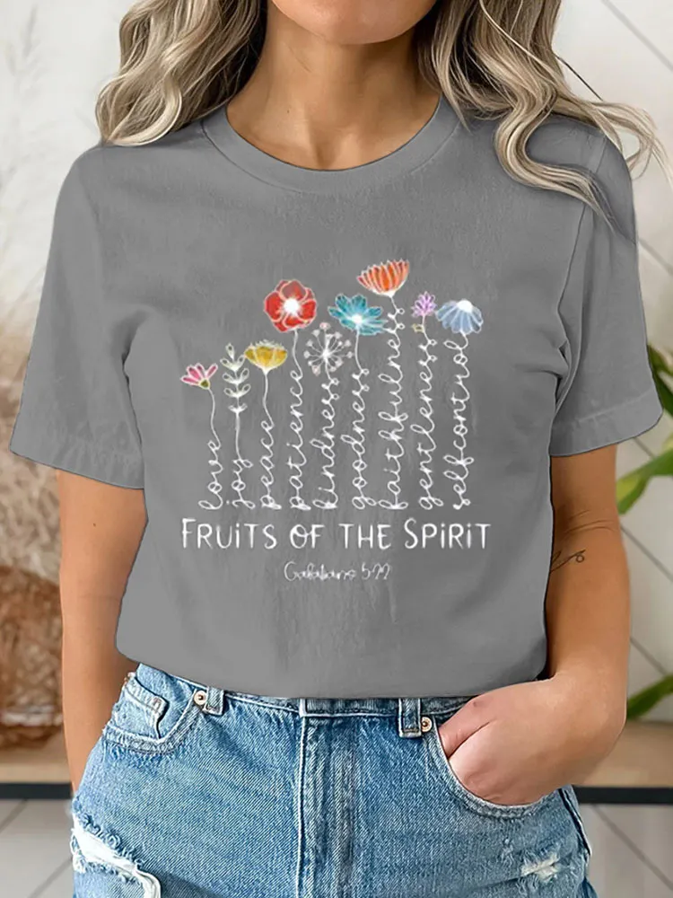 Fruits OF The Spirits Galatians Shirt, Bible Verse Tee, Christian Gift, Religious T-Shirt, Church Tshirt, Christian Clothing, Faith Shirt