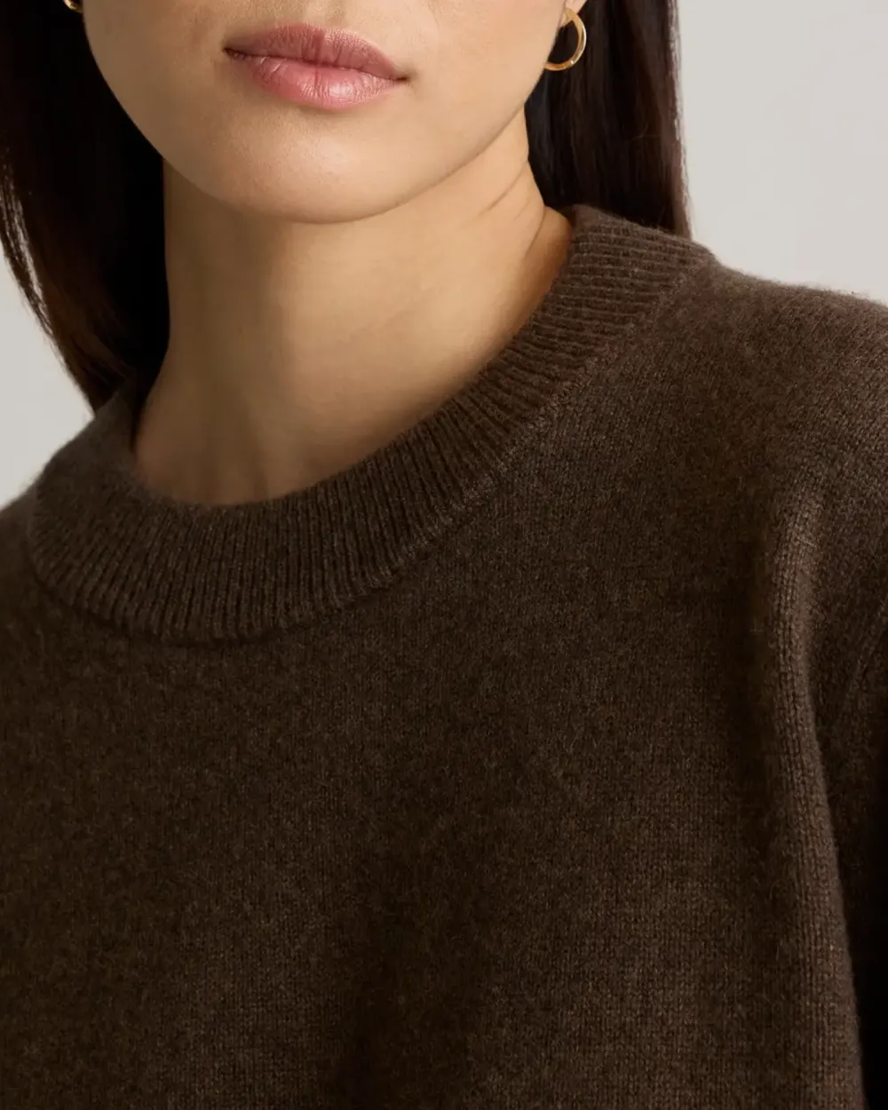 Loose Crew Neck Cashmere Oversized Sweater