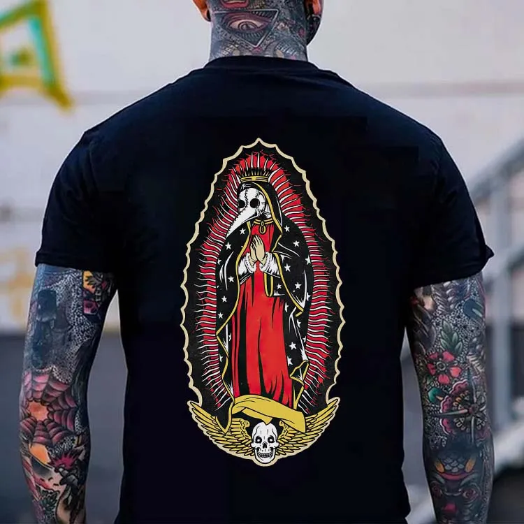 Plague Doctor Printed Men's T-shirt