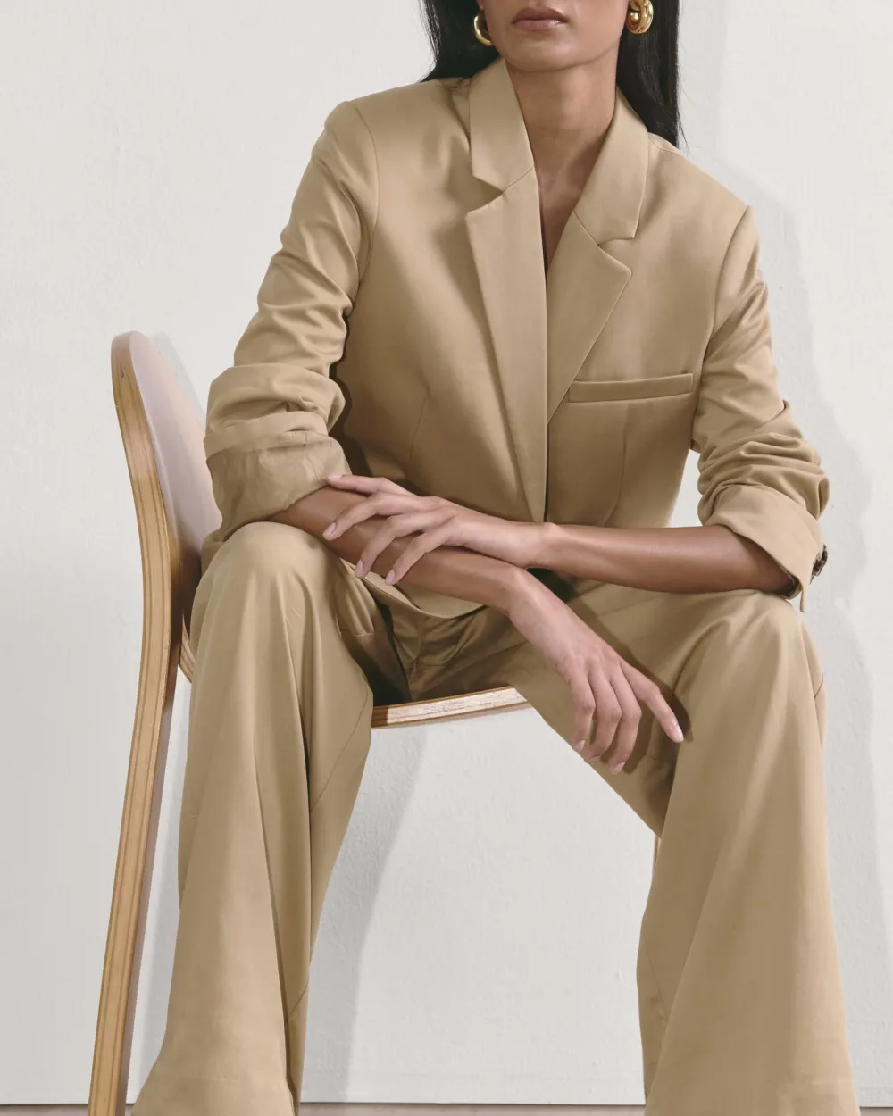 The Draper Pleated Pant in Buttersmooth