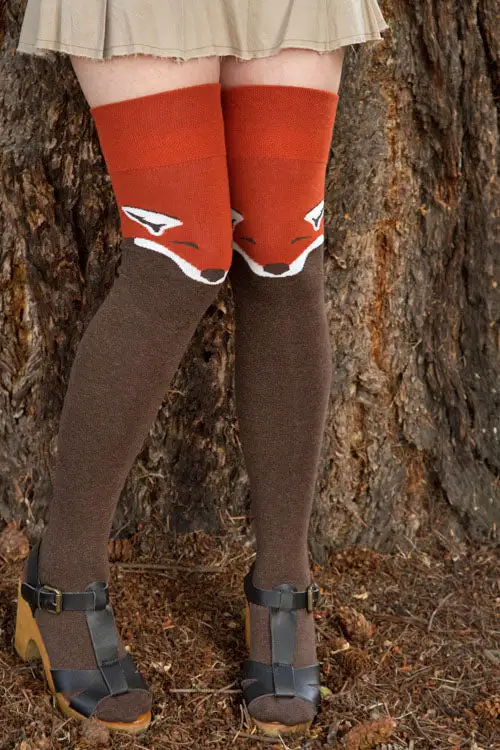 Fox Knee Socks