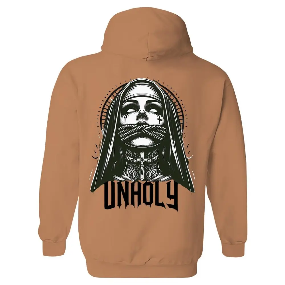 Unholy Nun Print Women's Hoodie