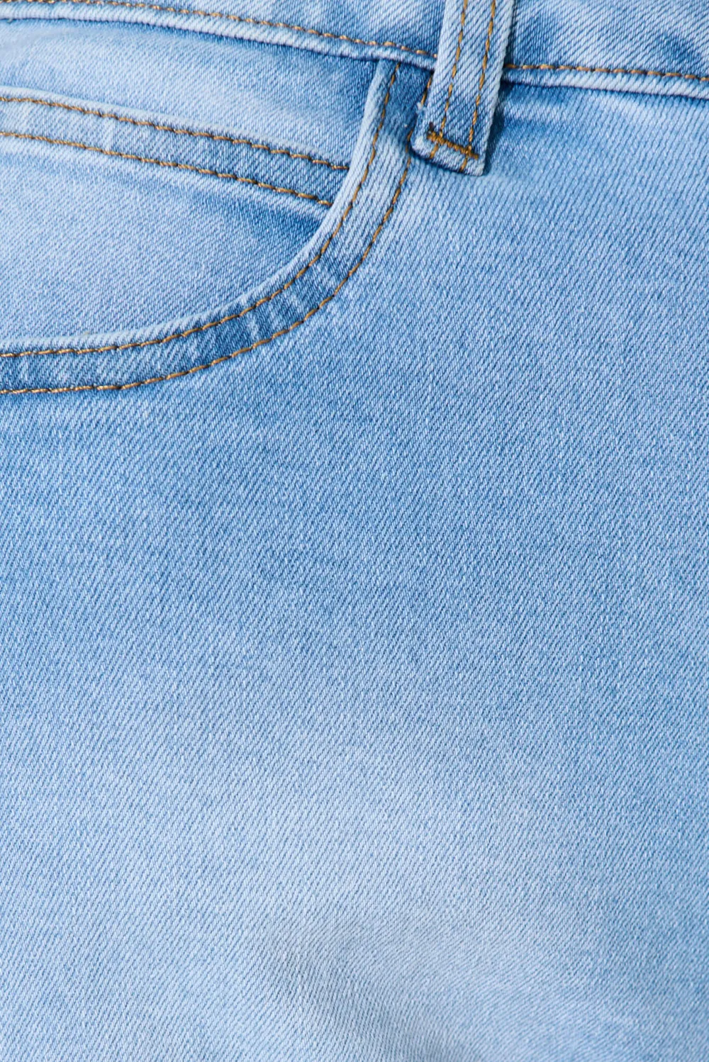 Light Blue High Waisted Denim Shorts