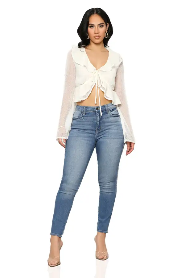 Summer Romance Top (Cream)-FINAL SALE