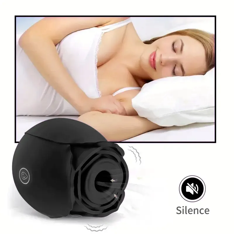 Black Rose Toy Vibrator Classic Sucking Vibrator 10 Frequency