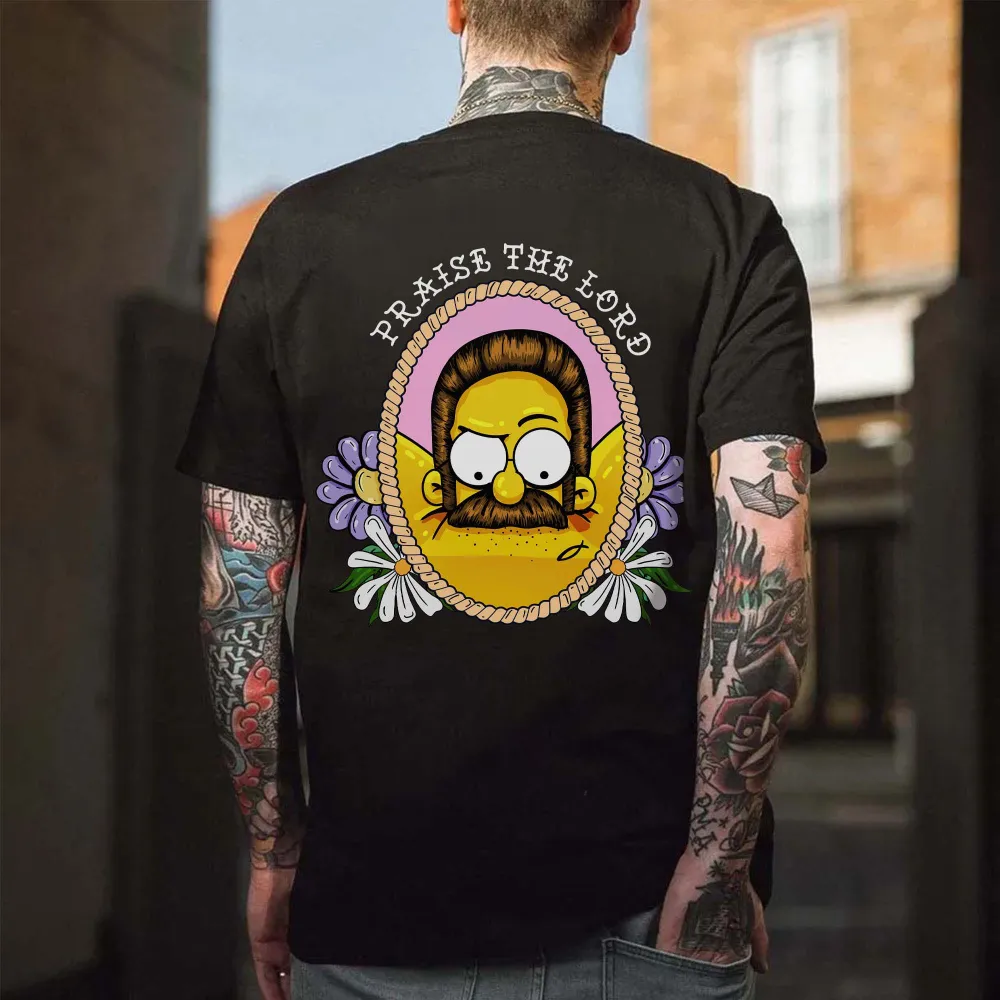 Praise The Lord Printed Men's T-shirt