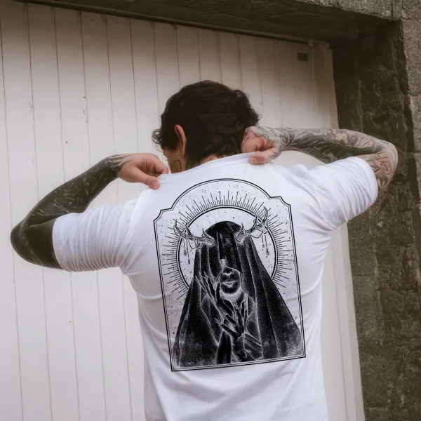 Demon Art Printed Men's T-shirt