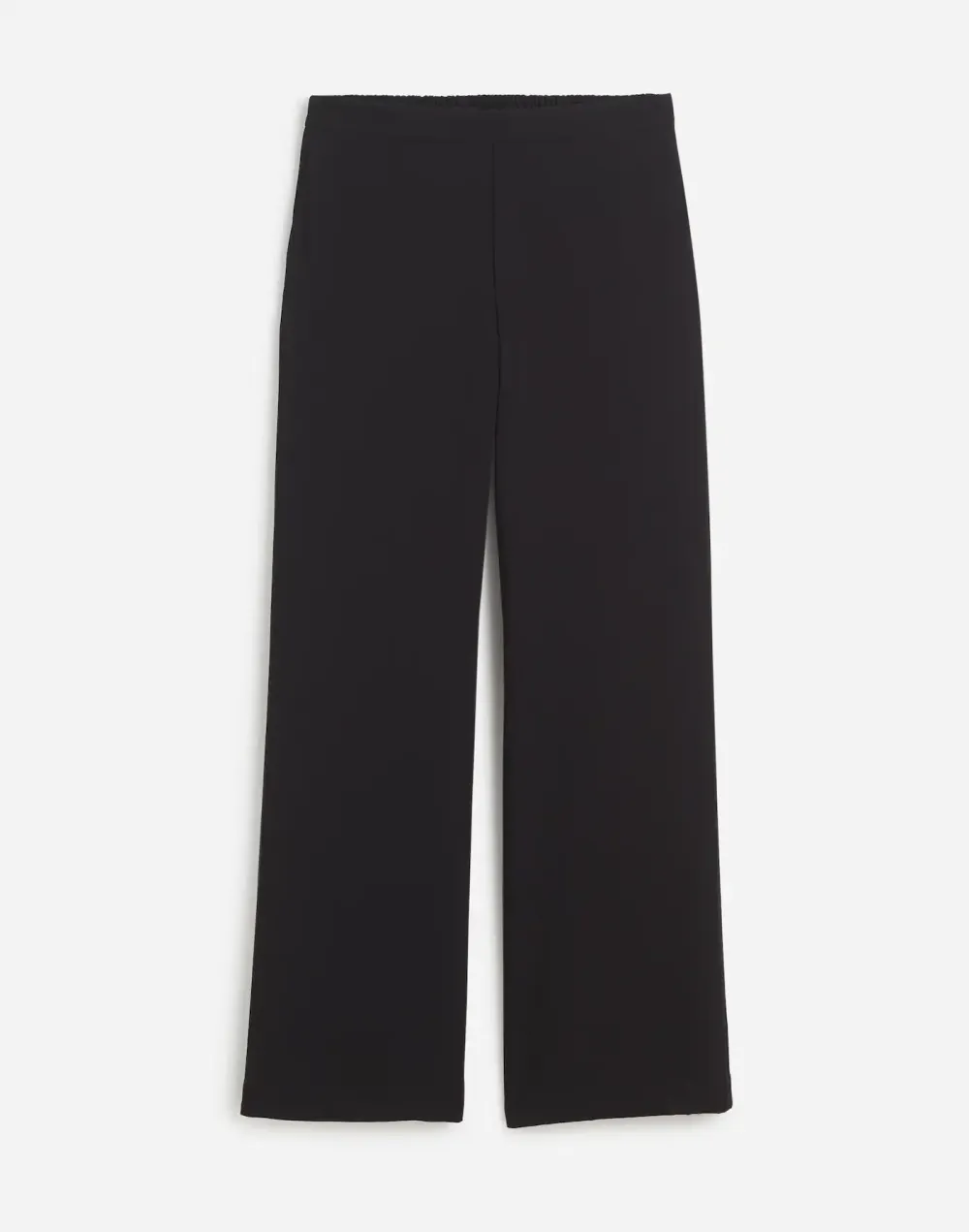 Pull-On Straight Pants in Crepe