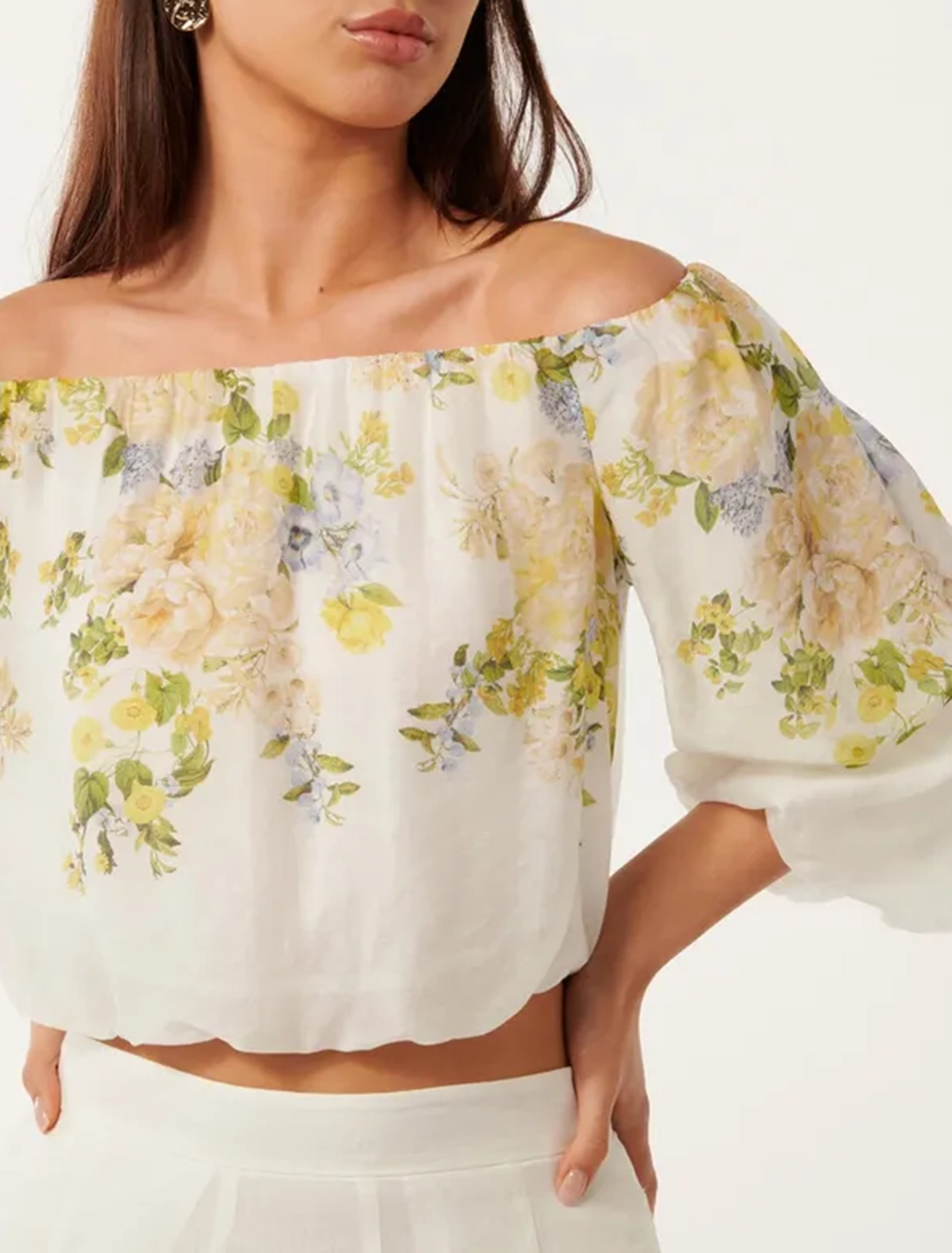 Gardenia Bardot Blouse