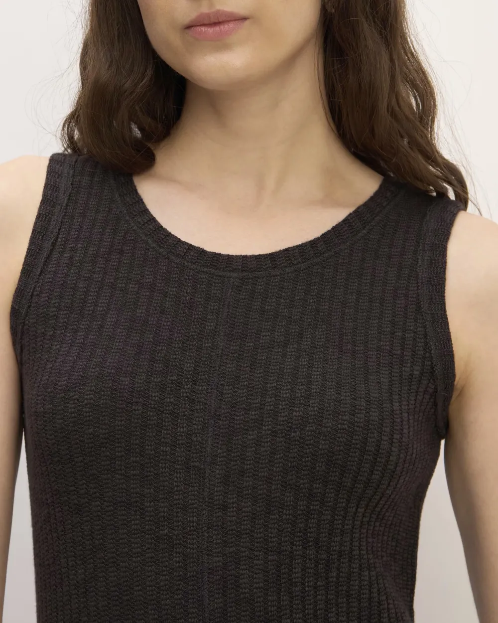 The Rib-Knit A-Line Tank Dress