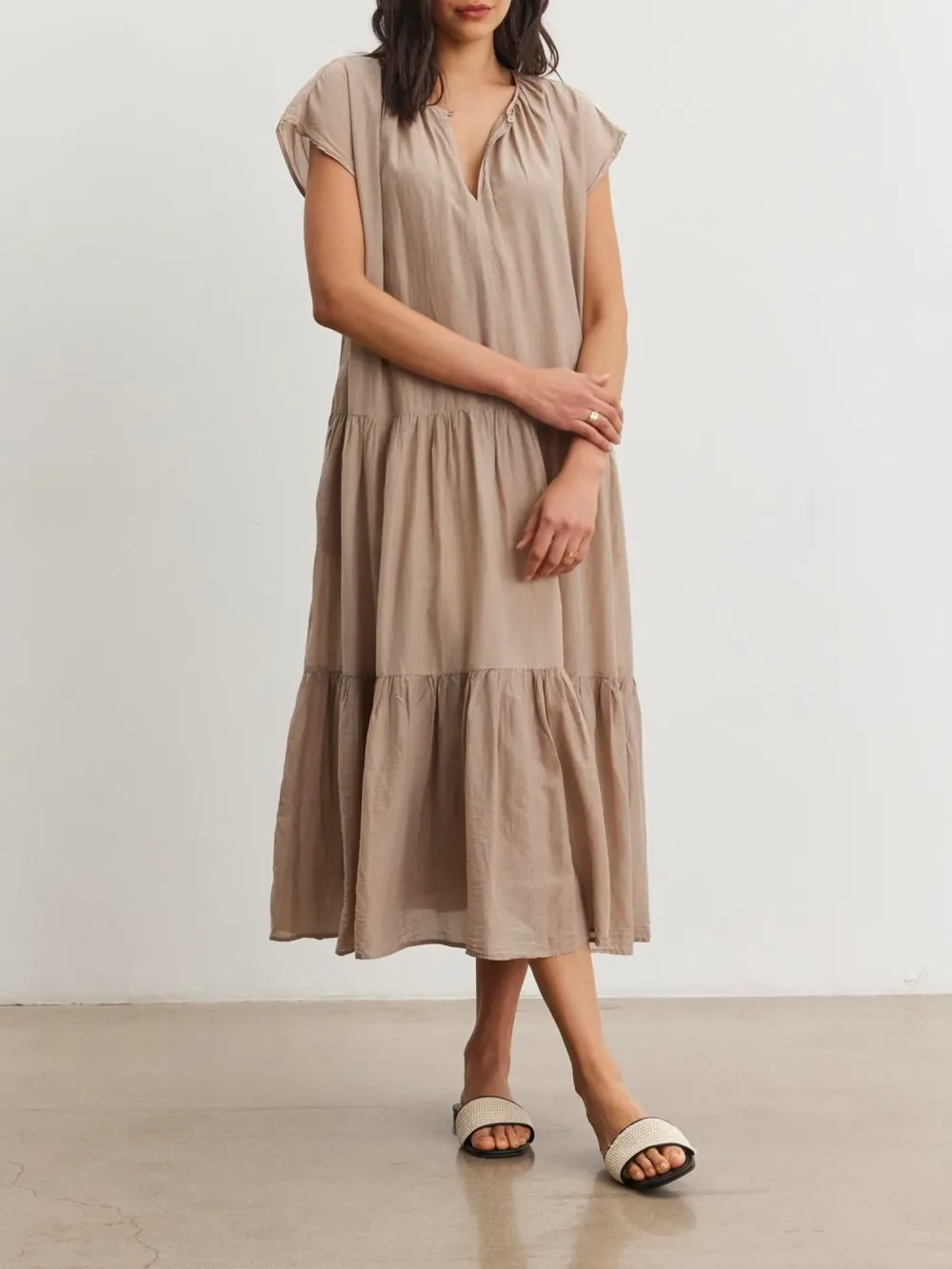 Ada V-neck Maxi Dress