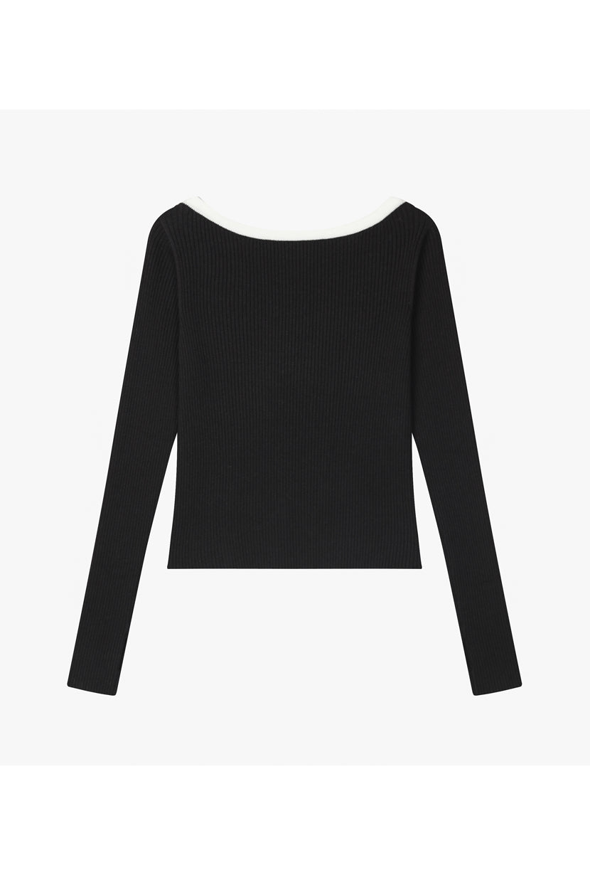 Sonnet Pearl Cardigan - Black