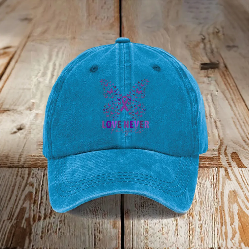 Love Never Forgets Baseball Caps