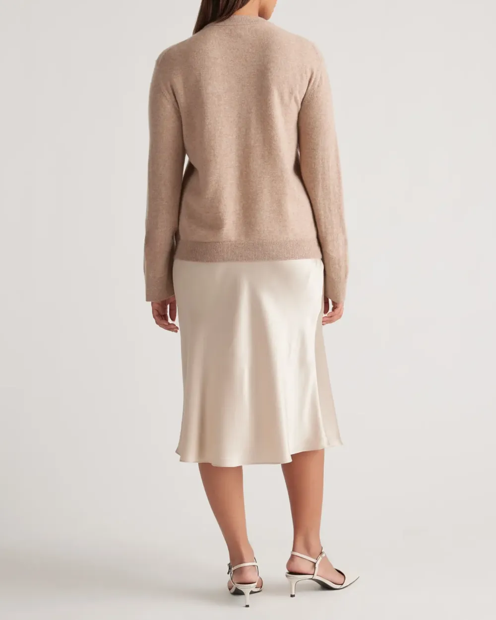 Mongolian Cashmere Relaxed V-Neck Sweater