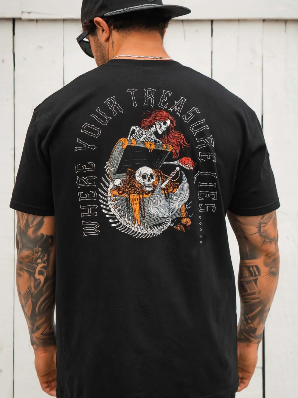 Where Your Treasure Lies Printed Men's T-shirt