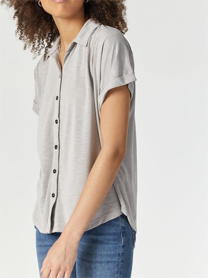 Short Sleeve Button-Up Shirt