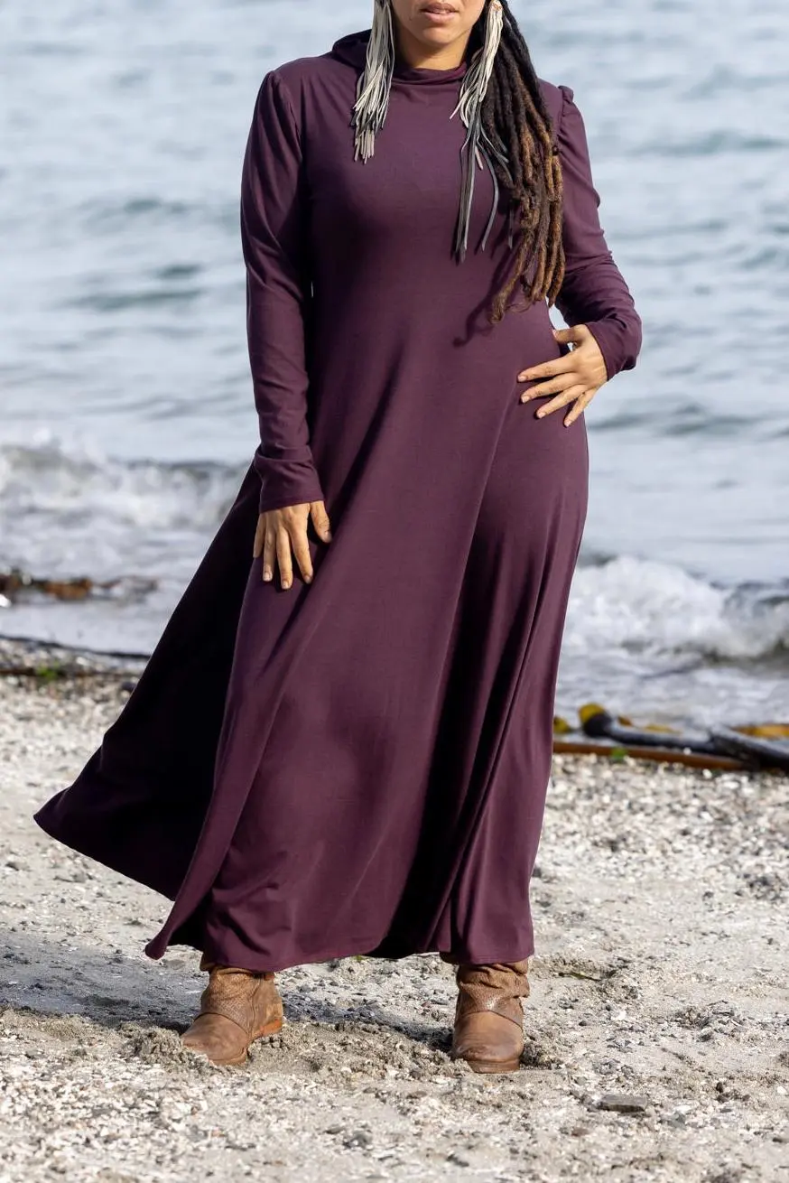 Vivienne Dress - Aubergine