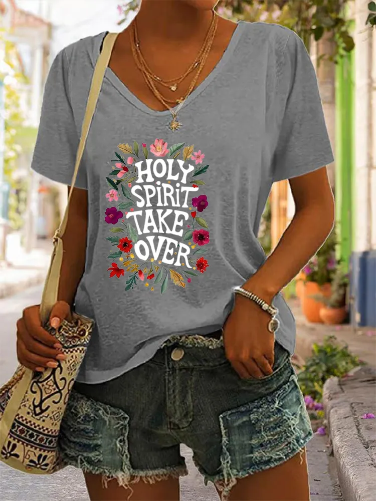 Holy Spirit Take Over Shirt, Funny Christian Shirts, Holy Spirit Shirt, Jesus Gift For Wife, Gifts For Women, Jesus