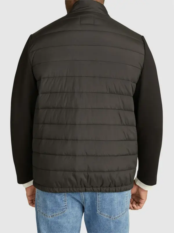 BLACK MILAN PUFFER JACKET