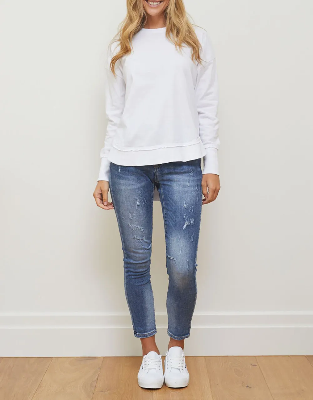 Farrah Long Sleeve - White