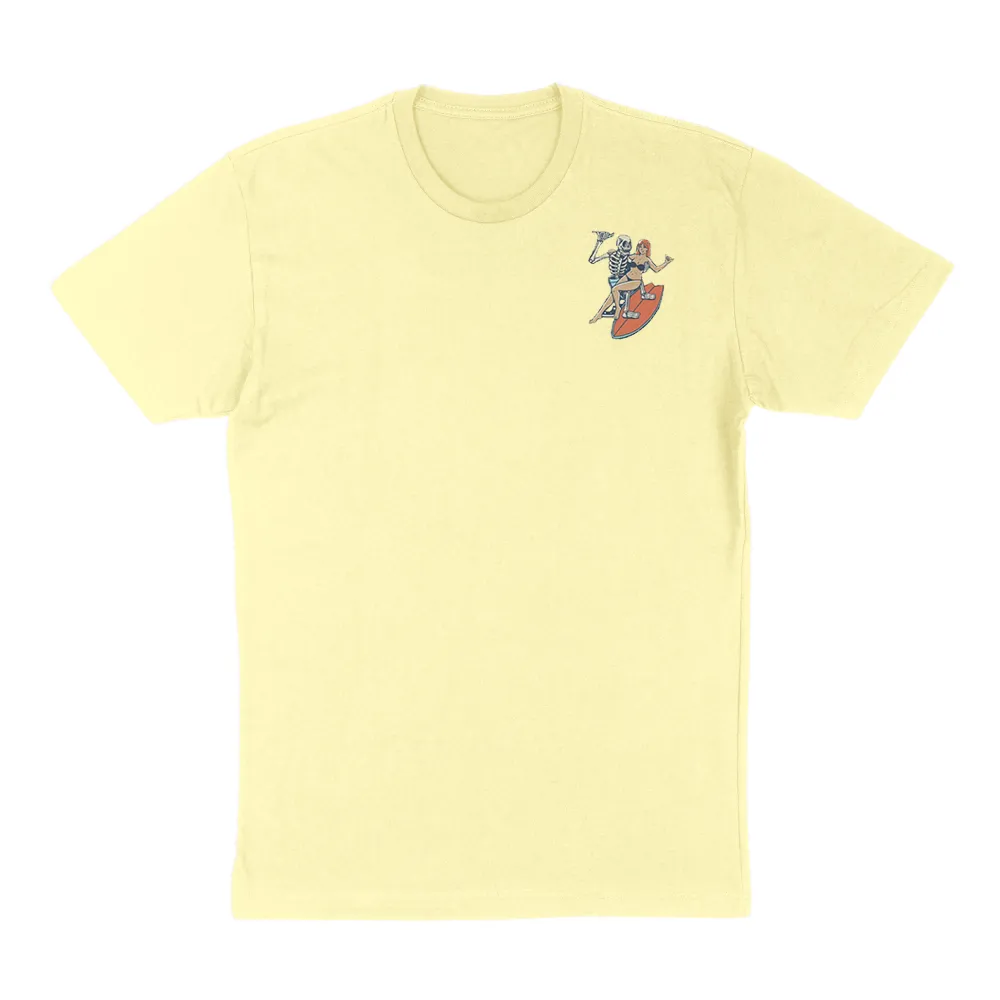 Men'S Pure Cotton Round-Neck Ocean Sports T-Shirt