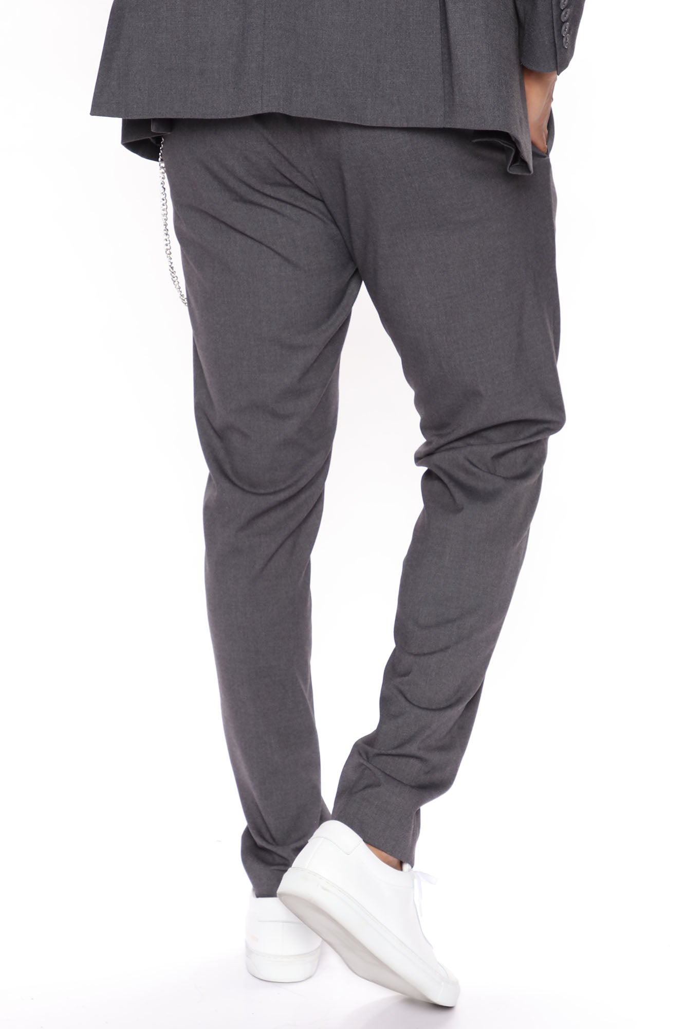 The Button Closure Slim Trouser