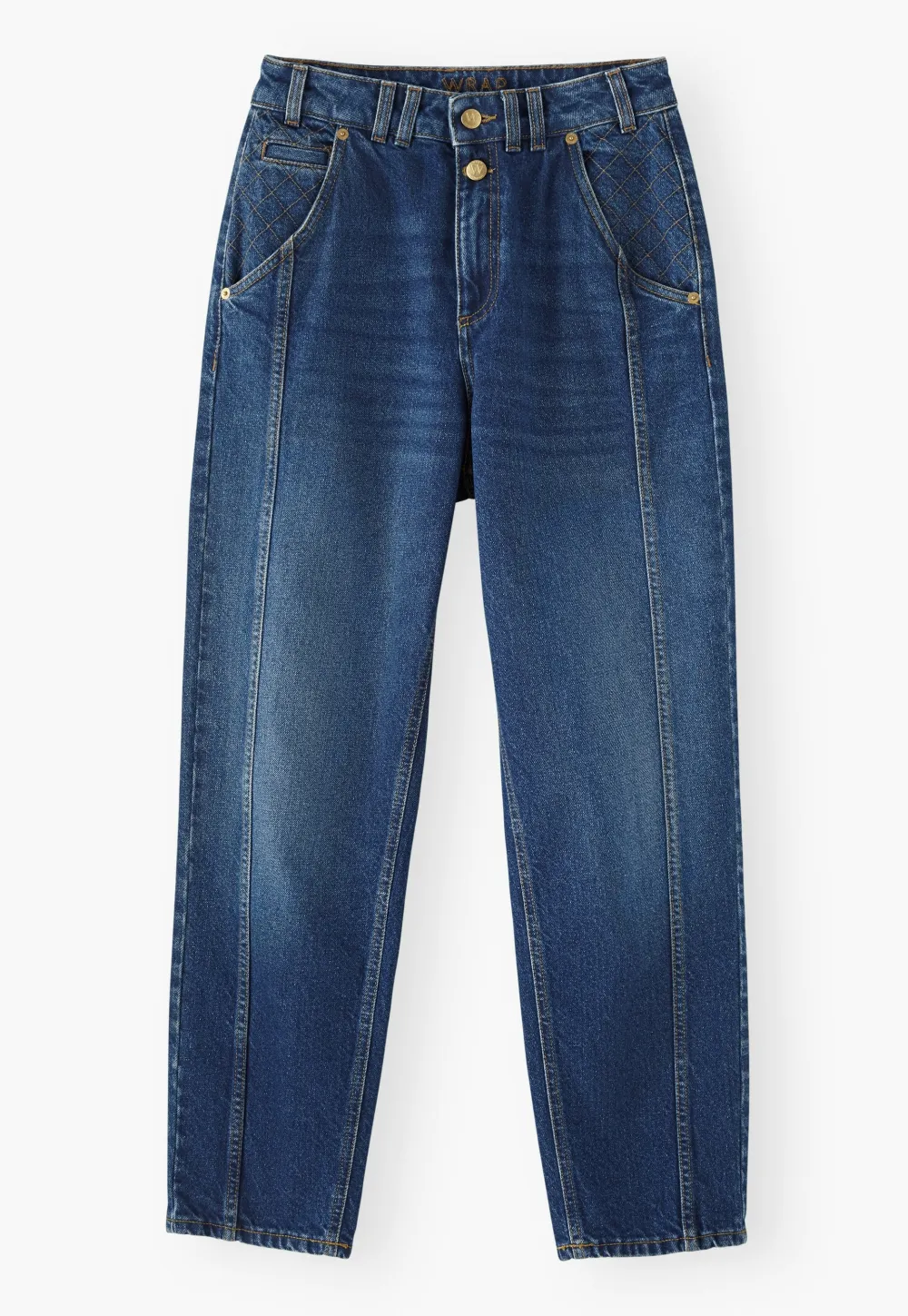 Tapered jeans
Recycled cotton