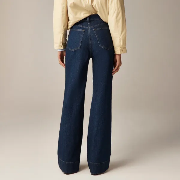 Denim semi-stretch trouser