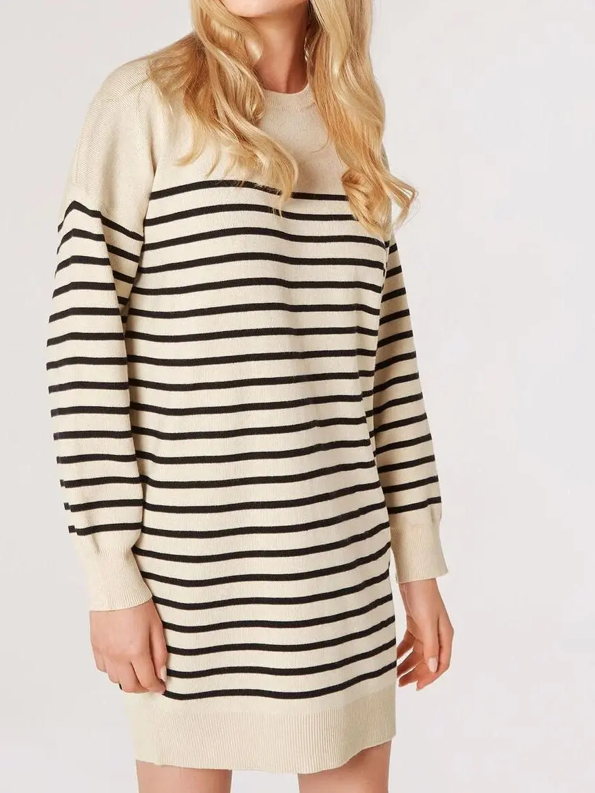 Stripe Jumper Mini Dress