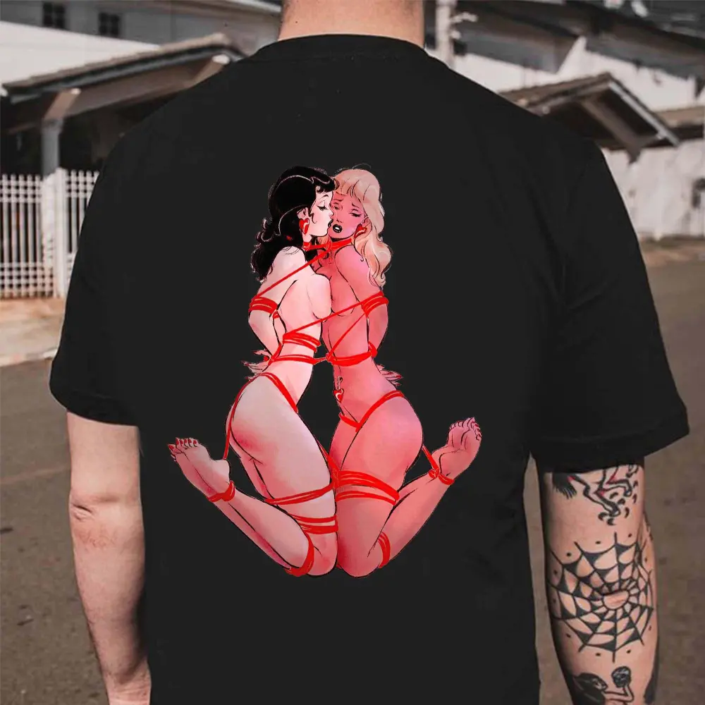 Bondage Game Printed Men's T-shirt