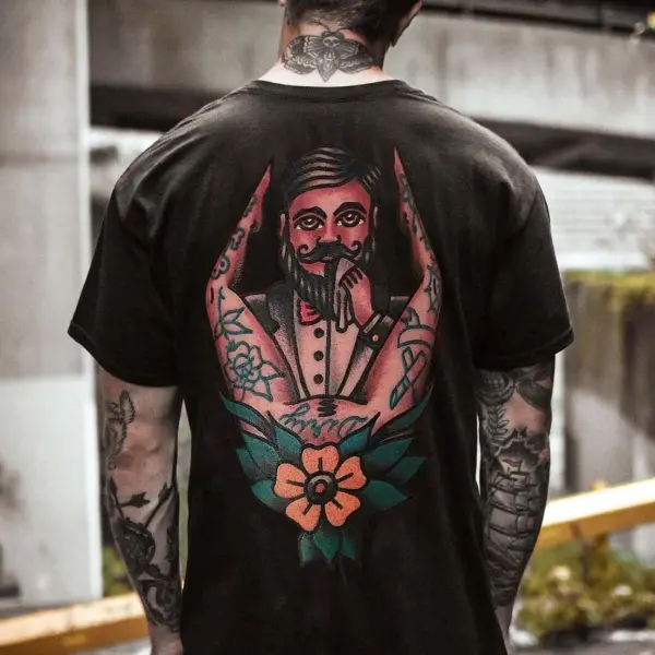 Uncle Beard Printed Men's T-shirt