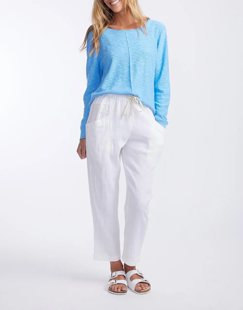 Sacha Summer Knit - Azure Blue