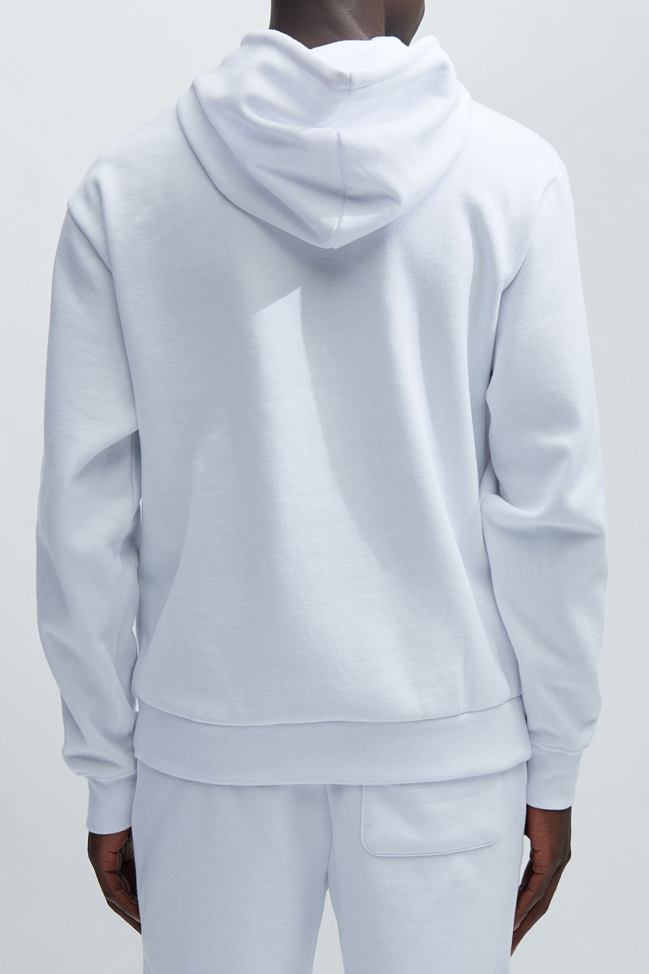 No Printing Hoodie - White