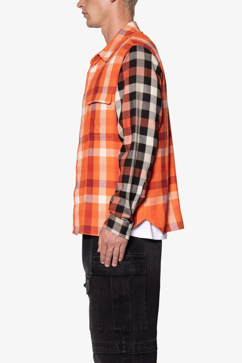 CHECKED SNAP FRONT SHIRT