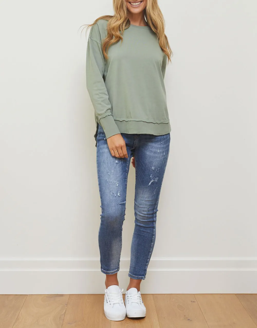 Farrah Long Sleeve - Sage