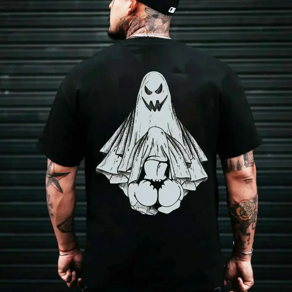 Hide Under My Crotch Printed Men's T-shirt