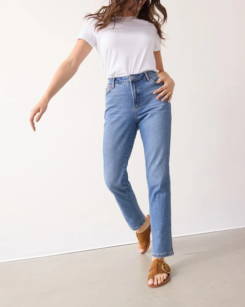 Slim-Leg High-Rise Jean - The Vintage - Curvy Fit