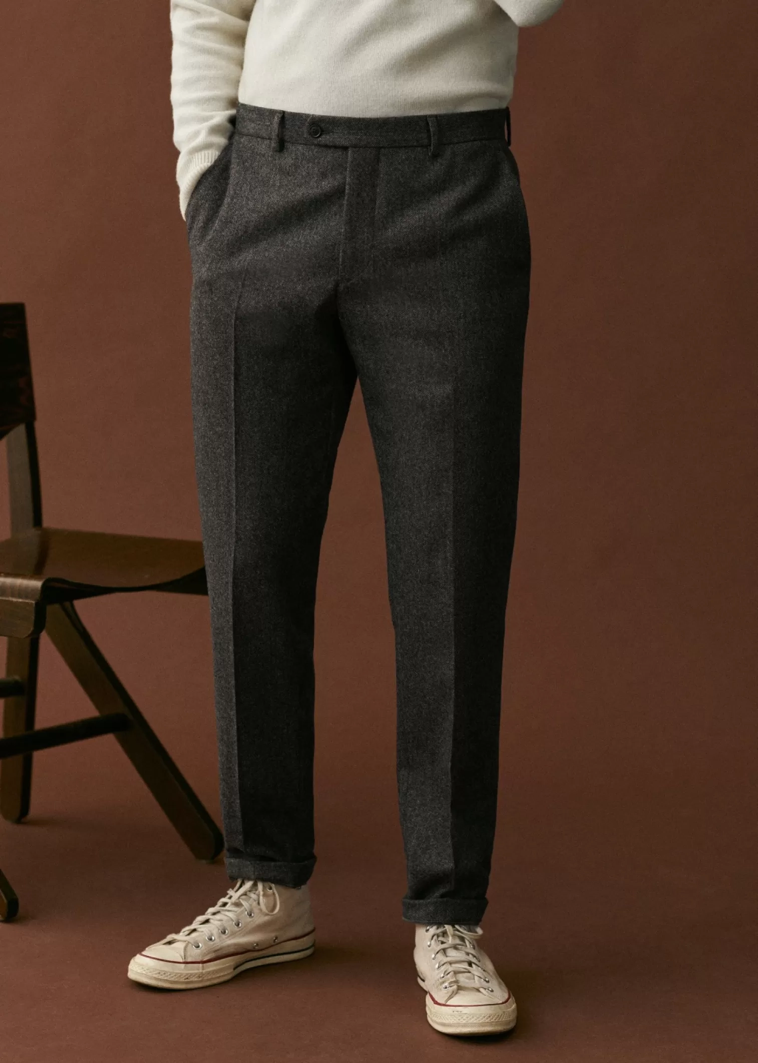 Carl Semi-Slim Fit Trousers