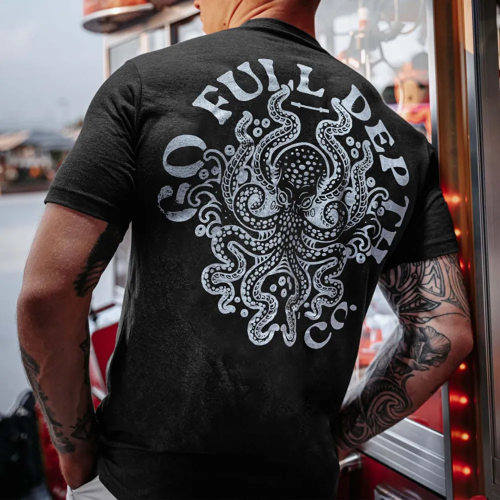 Go Full Depth Printed Men's T-shirt