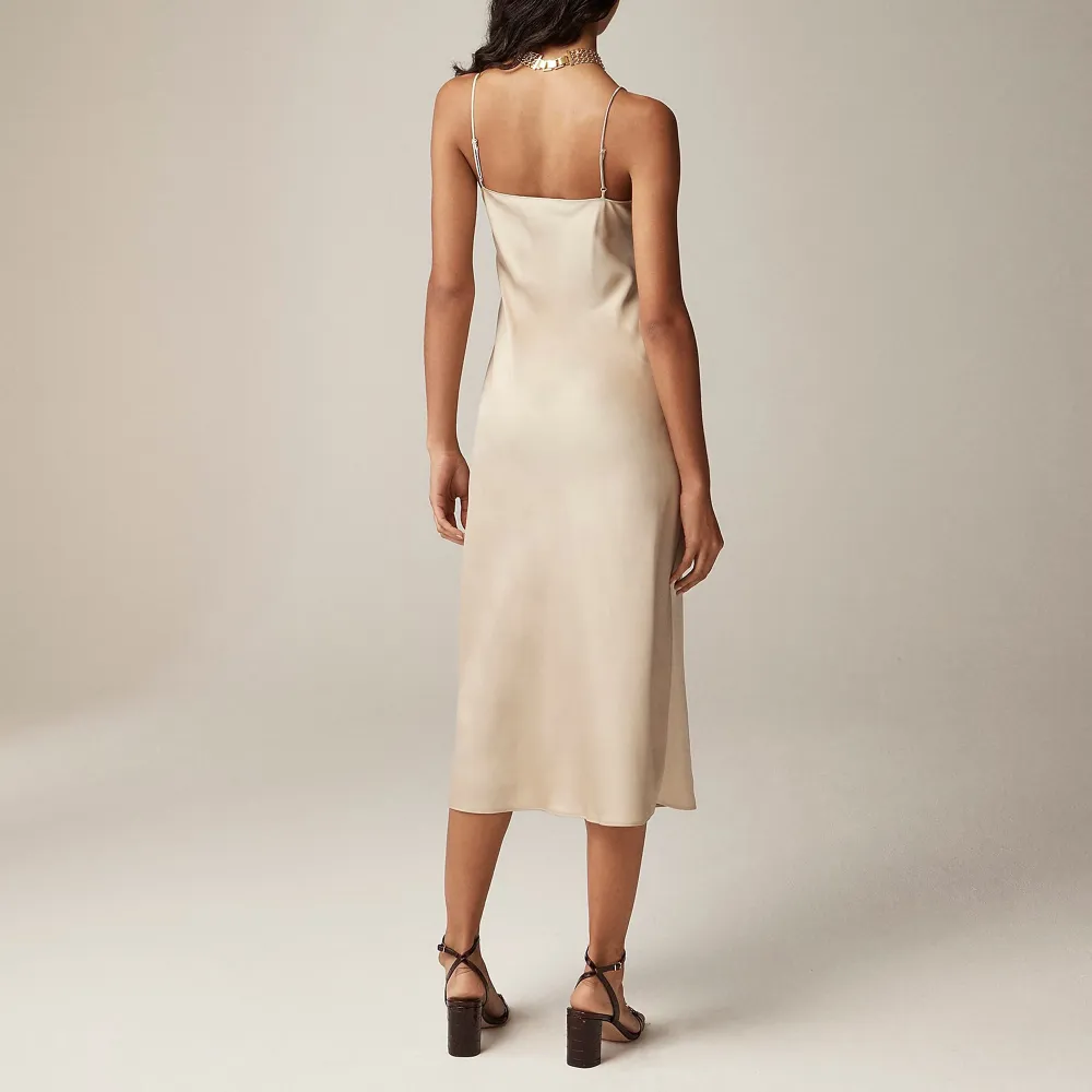 Gwyneth slip dress in luster charmeuse