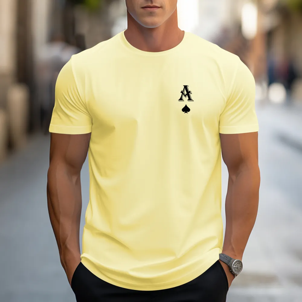 Ace Of Spades Tshirt, Minimalist Playing Card Tee