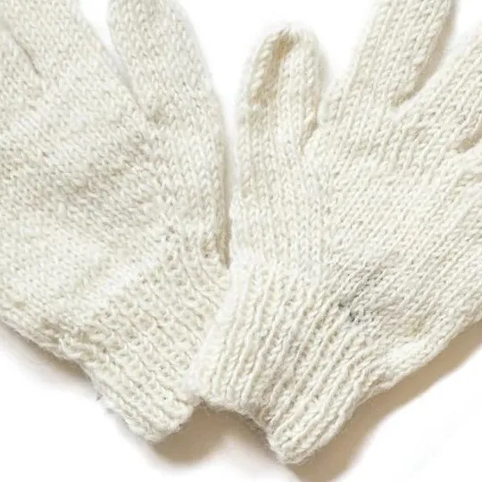 plain wool gloves
