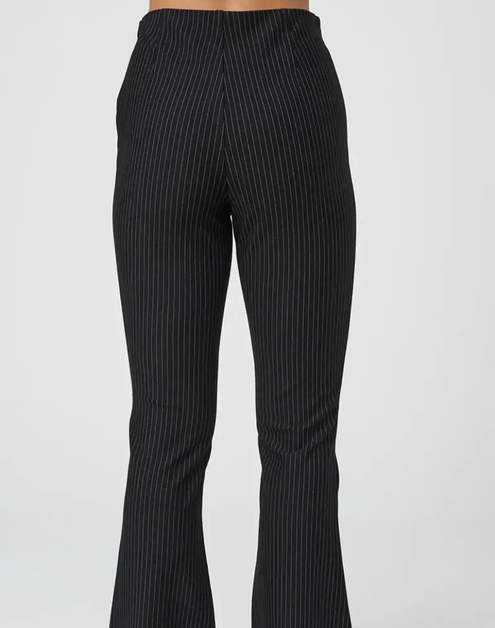 High Rise Pinstripe Ponte Pant