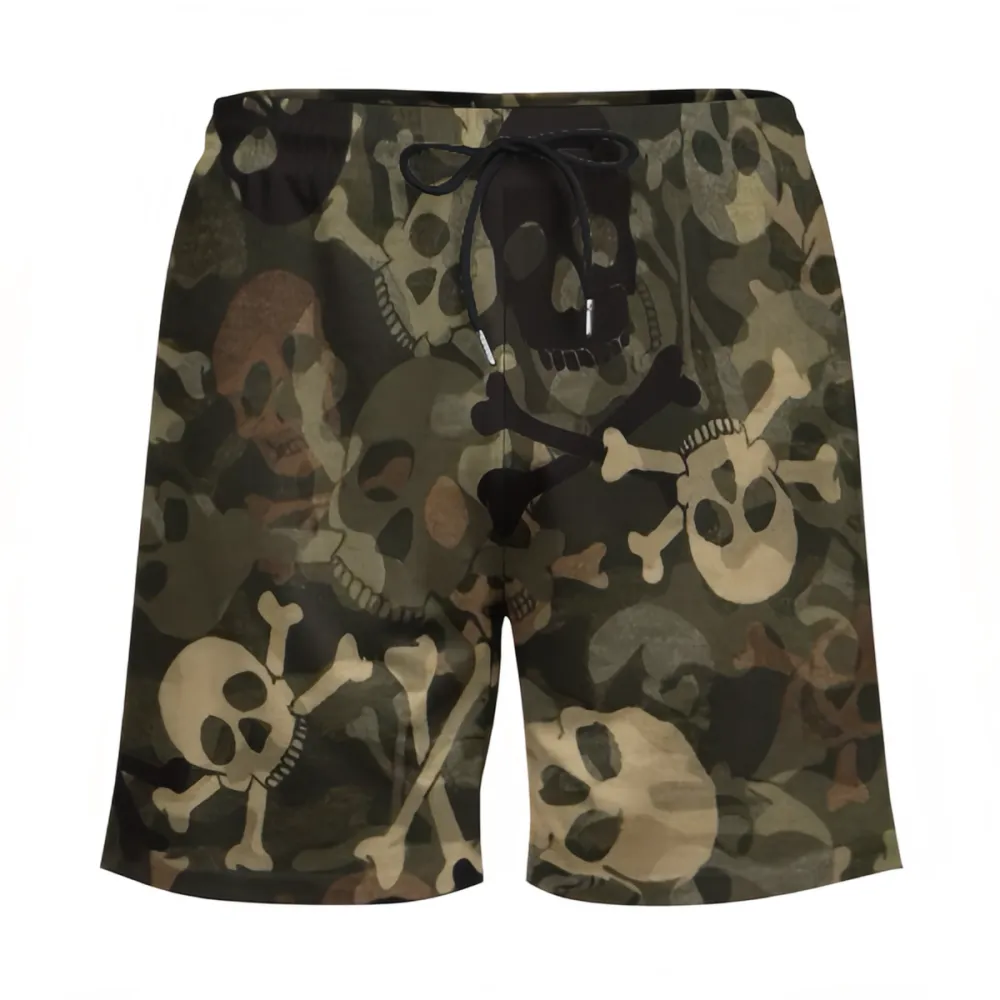 Skeleton Sports Breathable Beach Shorts