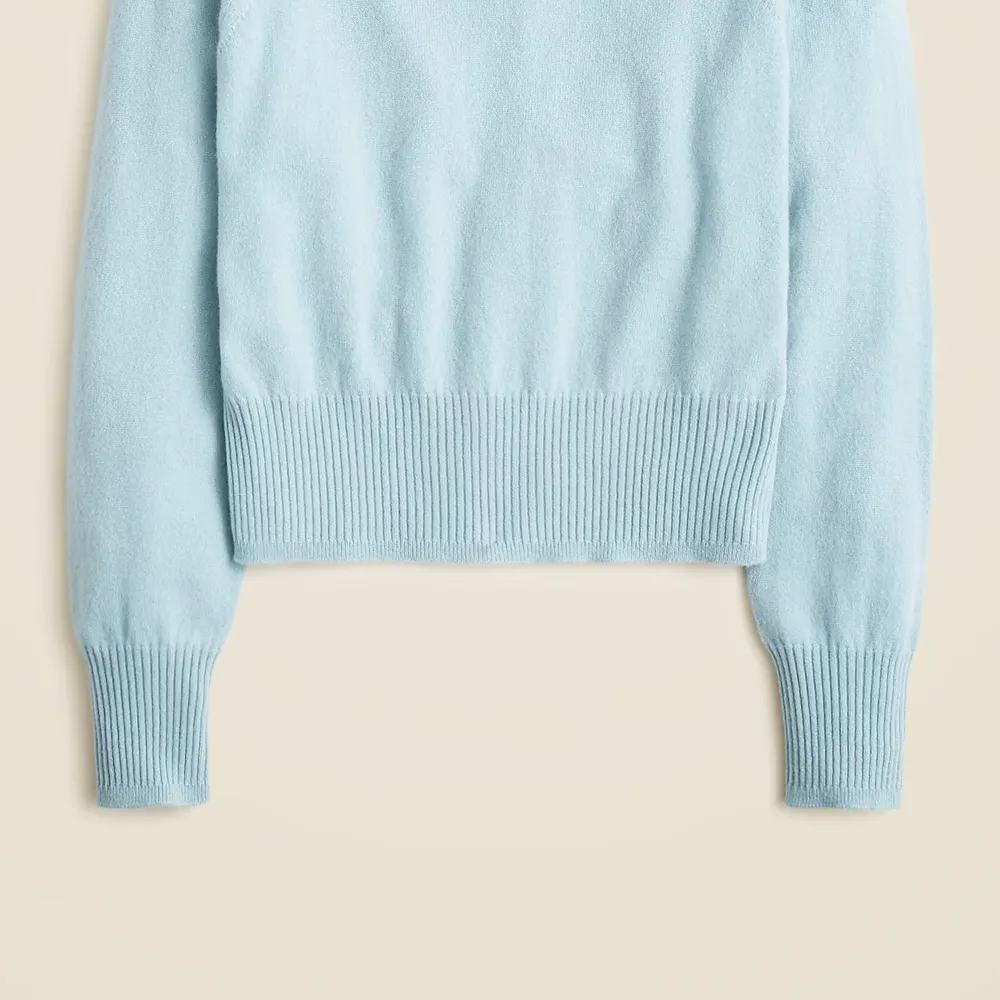 Cashmere shrunken turtleneck sweater